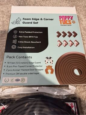 Foam Edge & Corner Guard Set - Black